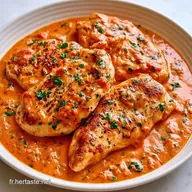 Poulet Cr&egrave;me Tomate pour 4 Personnes