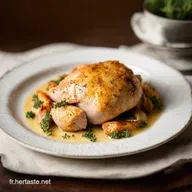 Cuisson Poulet Parfaite Mon Secret de Poulet R&ocirc;ti &agrave; la Fran&ccedil;aise