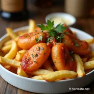 Poutine Royale au Homard Recette Frites Maison et Sauce Cognac