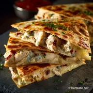 Quesadillas au poulet et au fromage la recette facile et croustillante