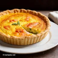 Quiche au Saumon Royale Un Classique Revisit&eacute;