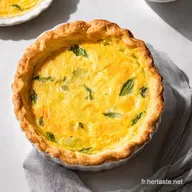 Ma Quiche Sans P&acirc;te aux Poireaux Facile et Onctueuse