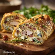 Quiche Wrap au Bacon et Ch&egrave;vre la version express et sans p&acirc;te