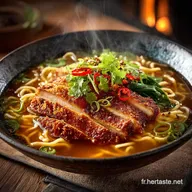 Ramen au Poulet Croustillant Katsu Le secret du bouillon Umami parfait