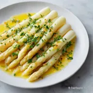 Recette Asperge Blanche Chaude: Satin&eacute;e