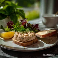 Rillettes De Thon Lgre Plat Et : Ap&eacute;ritif Sain Velout&eacute;
