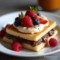 Roul&eacute; Nutella Fa&ccedil;on Pain Perdu Le Brunch Parfait