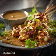 Rouleau de printemps sauce cacahu&egrave;te Recette Facile et Sauce Satay Cr&eacute;meuse