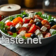 Salade Compos&eacute;e M&eacute;diterran&eacute;enne en Couleurs : Fra&icirc;cheur et Saveurs d'&Eacute;t&eacute;
