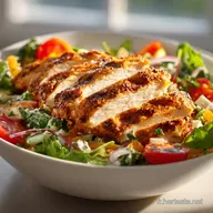 Id&eacute;e Savoureuse de Salade Compos&eacute;e au Poulet pour 4 Personnes
