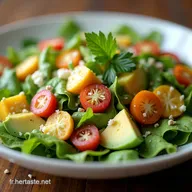 Ma D&eacute;licieuse Salade dAvocat et dOeufs Facile