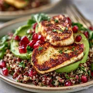 Salade De Quinoa Et Halloumi En 40 Min