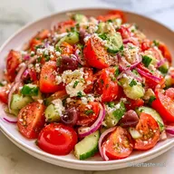 Salade Grecque Facile en 15 Minutes