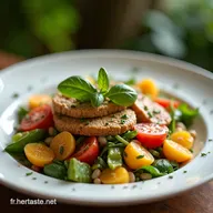 Salade Tha&iuml; aux Cacahu&egrave;tes Facile Mon Secret Express