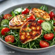 Salade Ti&egrave;de De Halloumi en 25 Minutes