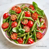 Salade Tomates Haricots Verts en 18 Min