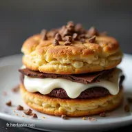 Sandwich &agrave; la Cr&egrave;me Glac&eacute;e et Biscuits Moelleux Maison
