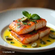 Saumon Sauce &Eacute;pinards Cr&egrave;me Facile Recette de Chef en 35 Minutes