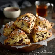 Scones aux p&eacute;pites de chocolat Recette facile a&eacute;r&eacute;e et ultramoelleuse