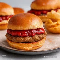 Recette Simple et Rapide Sliders Cheeseburger LAp&eacute;ro Facile