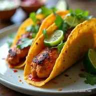 Recette Simple et Rapide Tacos Poulet Chipotle Fiesta Facile