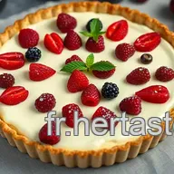 Recette avec fromage blanc : Tarte l&eacute;g&egrave;re aux Fruits Rouges