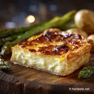 Tarte Rustique au Fromage Raclette LEsprit des Alpes en Recette