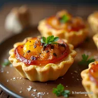 Mini Tartes Tatin Tartiflette LAp&eacute;ritif Gourmand Savoyard