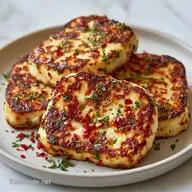 Tranches De Halloumi Grill&eacute;es En 20 Min
