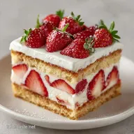 V&eacute;ritable Fraisier &Agrave; La G&eacute;noise pour 8