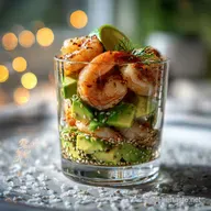 Verrine Avocat Crevette Festive