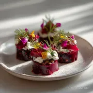 Verrines Betterave Roquette: Mousse Onctueuse