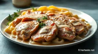 Escalopes de Poulet à la Crème : Un Plat Familial Savoureux et Facile recipe card