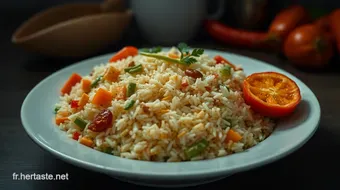 Riz Pilaf Cuisson : Un Accompagnement Savoureux aux Épices et Légumes recipe card
