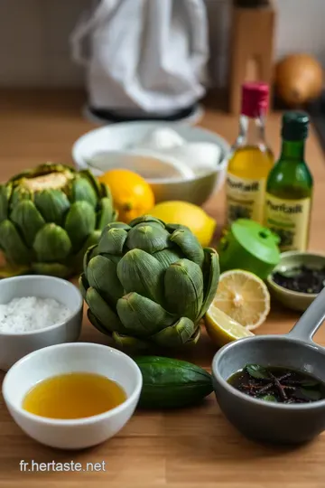 Artichaut à la vapeur : Un Voyage au Coeur des Saveurs Méditerranéennes ingredients