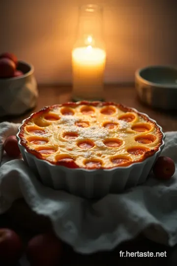 Clafoutis aux Abricots : Douceur d' Été presentation