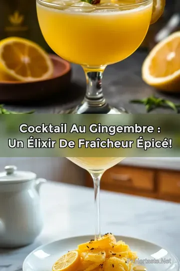 Cocktail au Gingembre : Un Élixir de Fraîcheur Épicé!