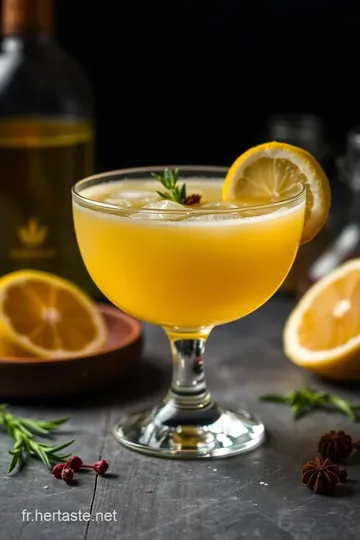 Cocktail Zinguer au Gingembre : Un Voyage de Saveurs presentation