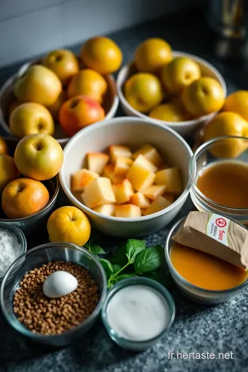 Compote de Pommes au Cookeo : Douceur de L’Automne ingredients