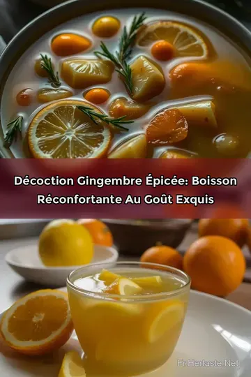 Décoction Gingembre Épicée: Boisson Réconfortante au Goût Exquis