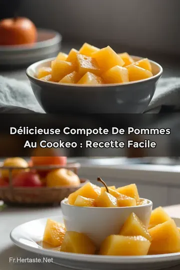 Délicieuse Compote de Pommes au Cookeo : Recette Facile