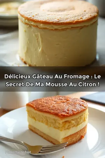 Délicieux Gâteau au Fromage : Le Secret de ma Mousse au Citron !