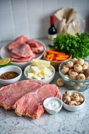 Escalope Forestière aux Champignons et Crème ingredients
