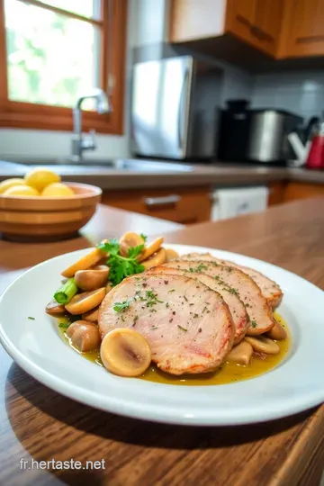 Escalope Forestière aux Champignons et Crème steps