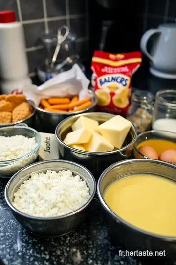 Gâteau au Fromage Crémeux à la Vanille ingredients