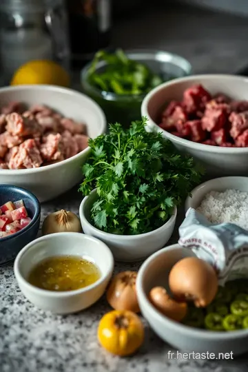 Mini Burgers Apéro Froid aux Saveurs Méditerranéennes ingredients