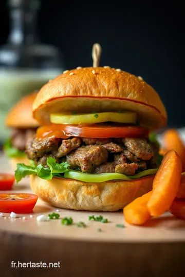 Mini Burgers Apéro Froid aux Saveurs Méditerranéennes presentation
