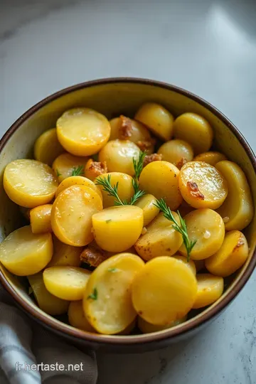 Pommes de Terre au Micro-Ondes: Délices Rapides et Savoureux presentation
