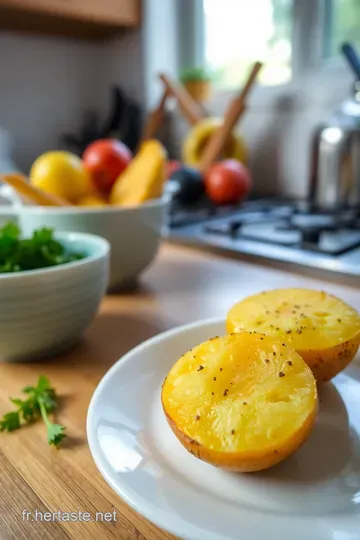 Pommes de Terre au Micro-Ondes: Un Accompagnement Rapide et Savoureux steps