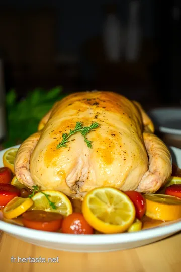 Poulet Rôti à la Rôtissoire : Un Classique Français Incontournable presentation